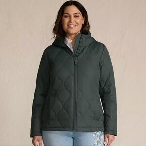 Women's Feather Free Quilted Insulated Jacket - Green